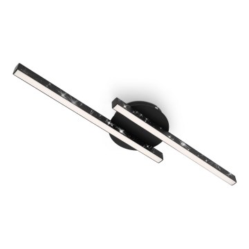 Briloner 3517-025 - Candelabro integrado LED REY 2xLED/6W/230V preto