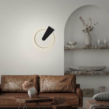 Briloner 3542-015 - Plafon LED dimmerizável NICO LED/12W/230V preto