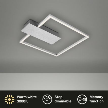 Briloner 3544-018 - Iluminação de teto LED com regulação NICO LED/12W/230V cromado mate