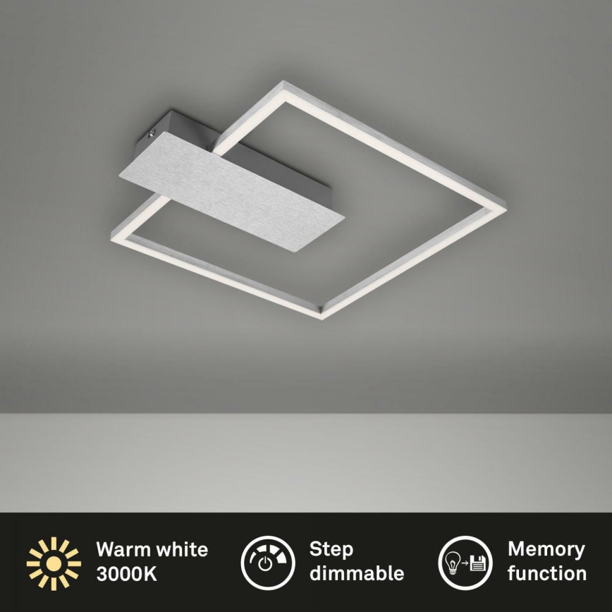 Briloner 3544-018 - Iluminação de teto LED com regulação NICO LED/12W/230V cromado mate