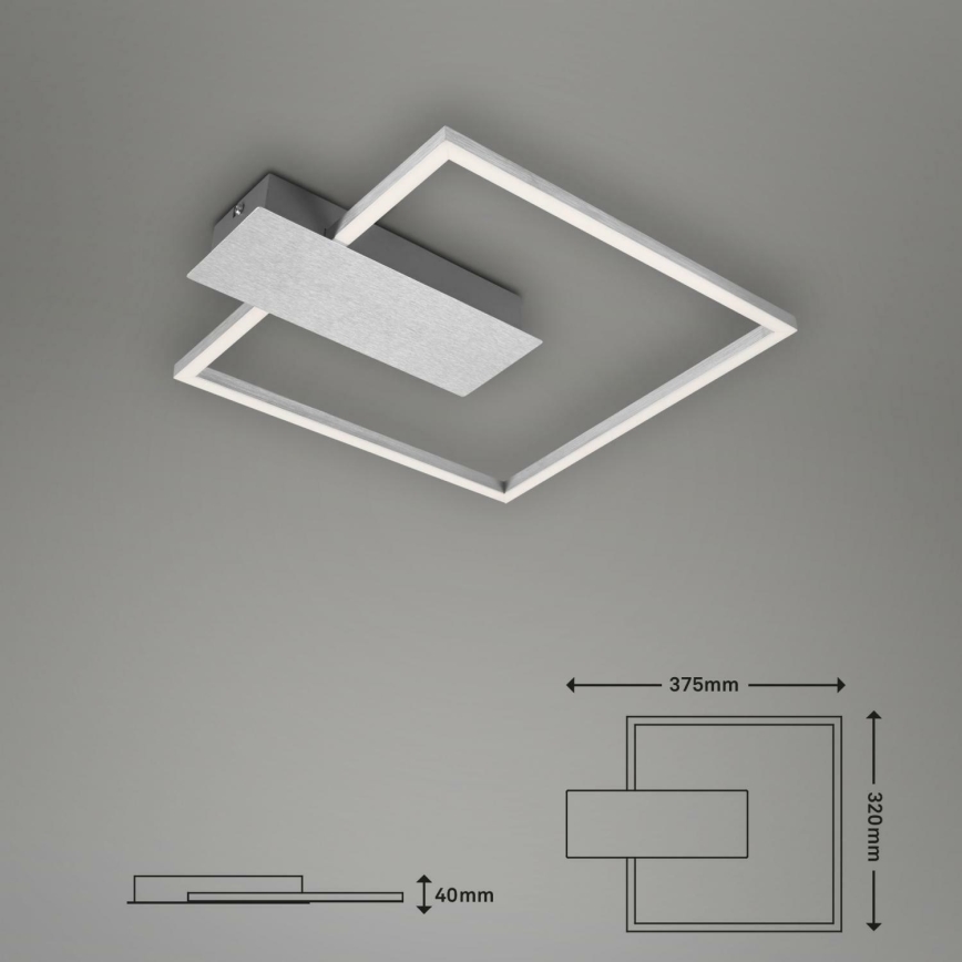 Briloner 3544-018 - Iluminação de teto LED com regulação NICO LED/12W/230V cromado mate