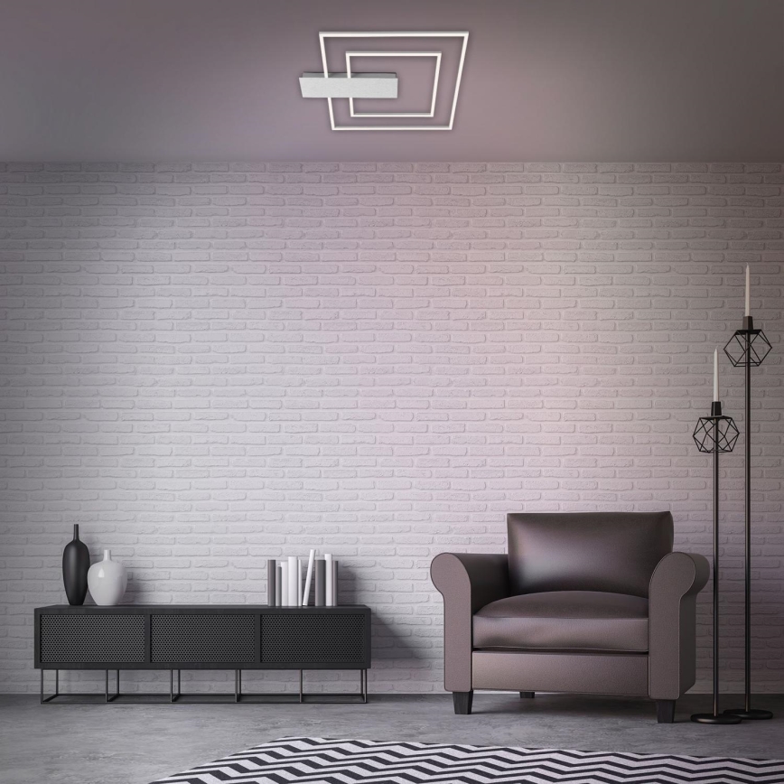 Briloner 3545-018 - Iluminação de teto LED com regulação NICO LED/25W/230V cromado mate