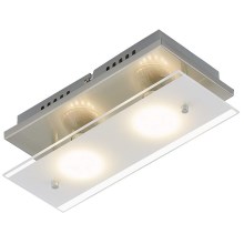 Briloner 3596-022 - Luz de teto LED TELL 2xGU10/3W/230V