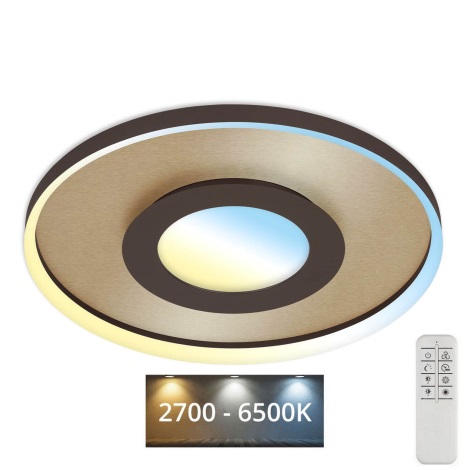 Briloner 3640017 - Iluminação de teto LED com regulação FRAME LED/25W/230V 2700-6500K + comando
