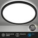 Briloner 3642-415 - Iluminação de teto de casa de banho LED SLIM LED/19W/230V diâmetro 29 cm IP44 preto