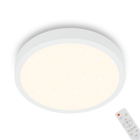 Briloner 3701-016 - Iluminação de teto LED com regulação RUNA LED/18W/230V 2700-6500K branco + controlo remoto