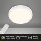 Briloner 3701-016 - Iluminação de teto LED com regulação RUNA LED/18W/230V 2700-6500K branco + controlo remoto