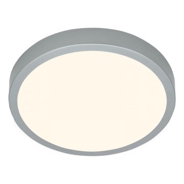 Briloner 3703-014 - Iluminação de teto LED RUNA LED/24W/230V 3000K diâmetro 38 cm prateado