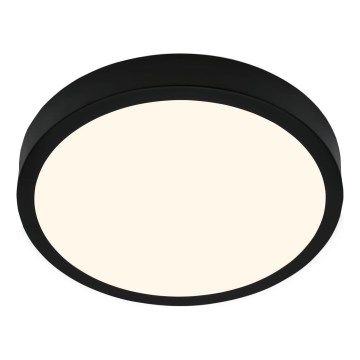 Briloner 3703-015 - Iluminação de teto LED RUNA LED/24W/230V 3000K diâmetro 38 cm preto