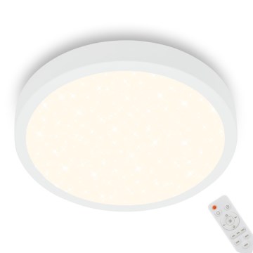 Briloner 3704-016 - Iluminação de teto LED com regulação RUNA LED/22W/230V 2700-6500K branco + controlo remoto