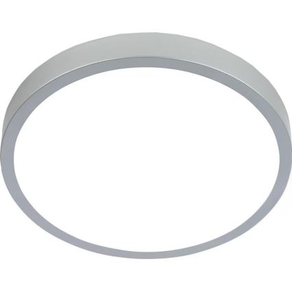 Briloner 3709-014 - Iluminação de teto LED RGBW com regulação LED/22W/230V 4000K diâmetro 38 cm prateado + comando