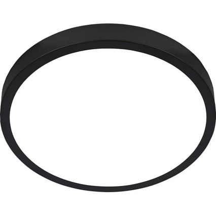 Briloner 3709-015 - Iluminação de teto LED RGBW com regulação LED/22W/230V 4000K diâmetro 38 cm preto + comando