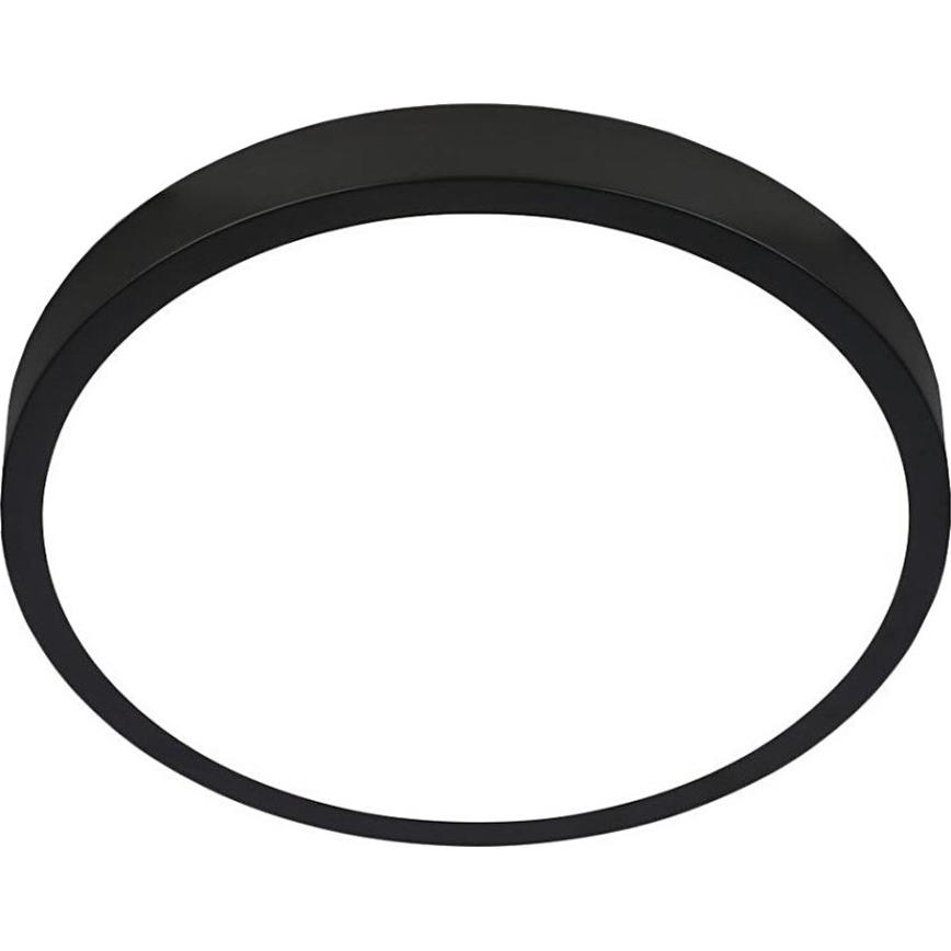 Briloner 3709-015 - Iluminação de teto LED RGBW com regulação LED/22W/230V 4000K diâmetro 38 cm preto + comando