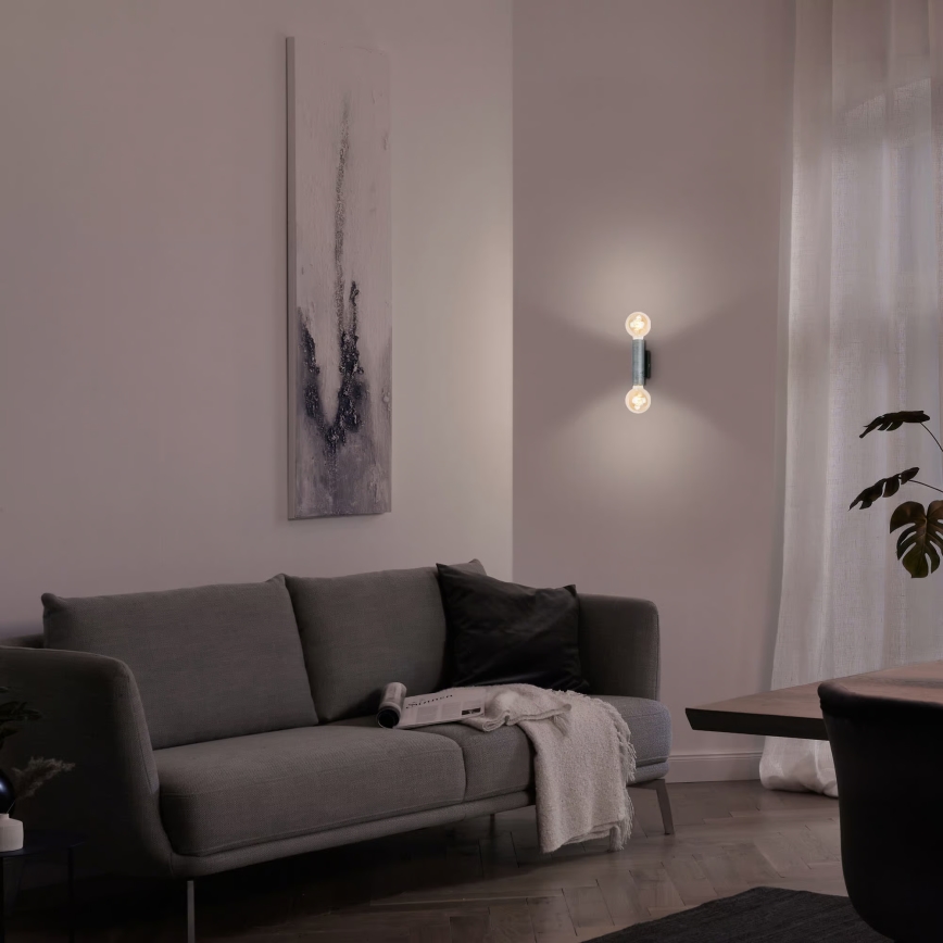 Briloner 3710-024 - Aplique de parede 2xE27/10W/230V