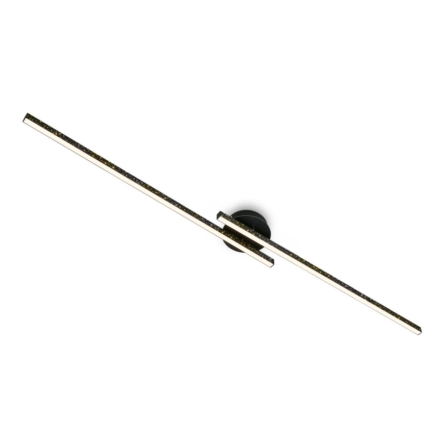 Briloner 3717-025 - Candelabro integrado LED REY 2xLED/12W/230V preto