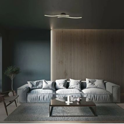 Briloner 3718-025 - Candelabro integrado LED REY 2xLED/6W/230V preto