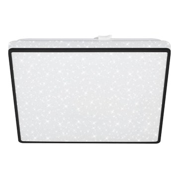 Briloner 3748-415 - Candeeiro de tecto STAR SKY LED/15W/230V 27x27 cm preto