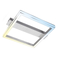 Briloner 3760-019 - Candeeiro de tecto regulável FRAME LED/23W/230V 2700-6500K 42x36 cm + comando remoto