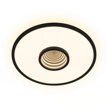 Briloner 3847015 - Candeeiro de tecto TORO LED/18W/230V, Ø 42 cm, preto