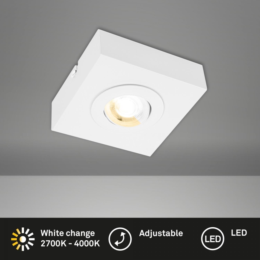 Briloner 3996016 - Foco LED CTS LED/4W/230V 2700/4000K branco