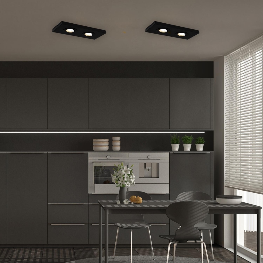 Briloner 3996025 - Foco LED CTS 2xLED/4W/230V 2700/4000K preto