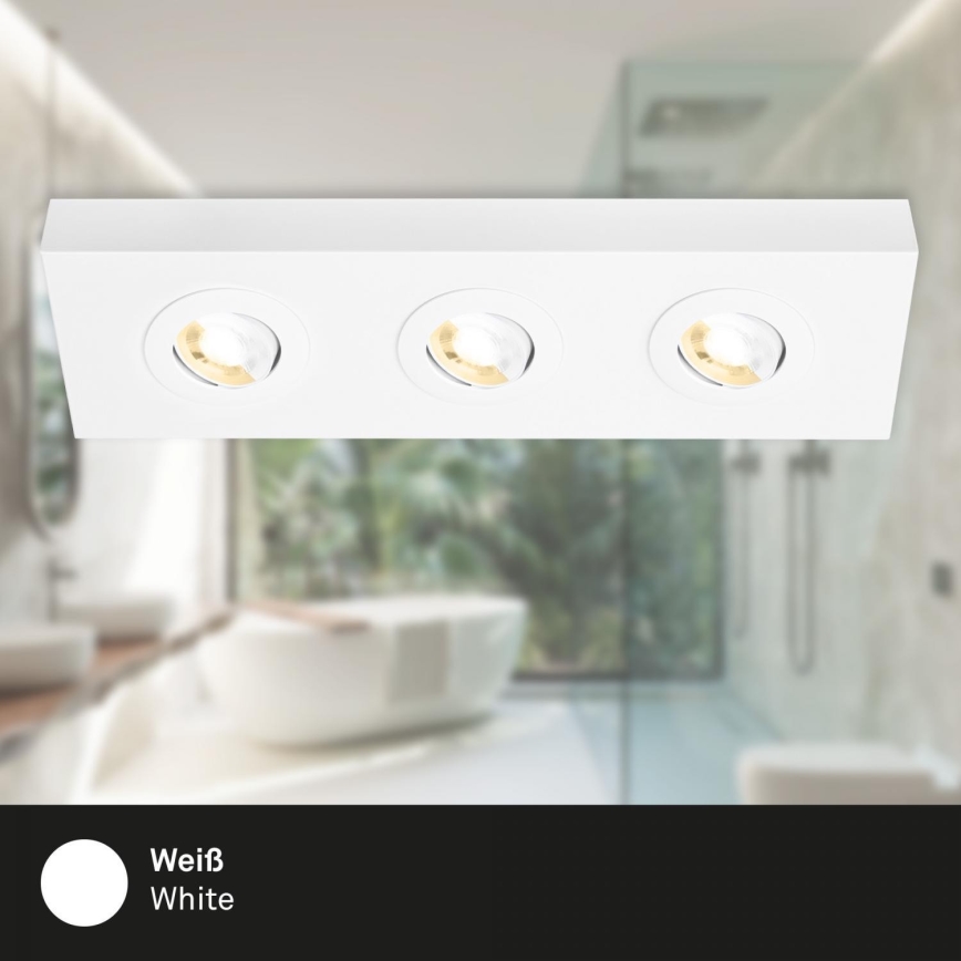 Briloner 3996036 - Foco LED CTS 3xLED/4W/230V 2700/4000K branco