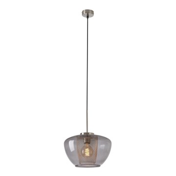 Briloner 4016-014 - Candelabro suspenso SEVENTIES 1xE27/40W/230V transparente