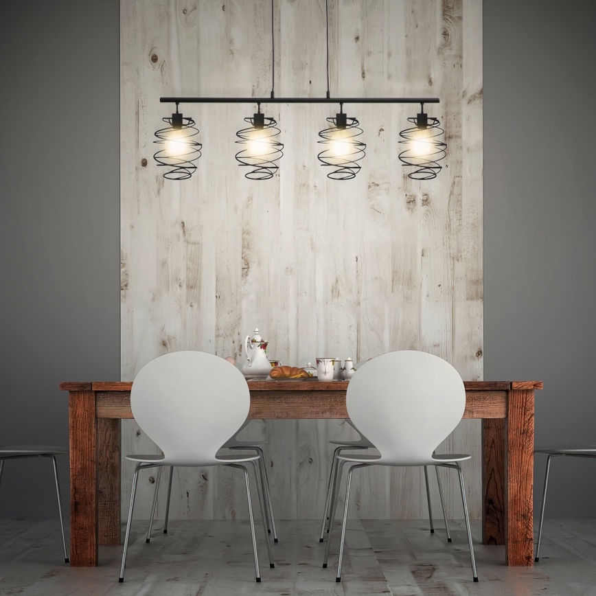 Briloner 4871-045 - Lustre em cabo 4xE27/60W/230V