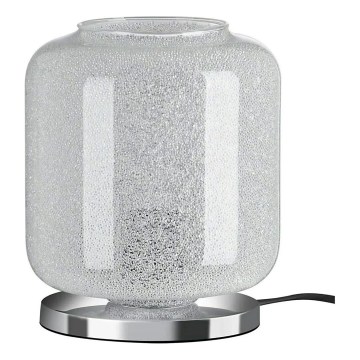 Briloner 7011-018 - Candeeiro de mesa COLD 1xE27/40W/230V transparente/cromado brilhante