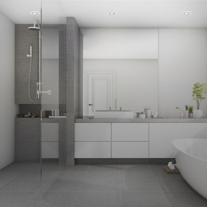 Briloner 7039034 - Conjunto de 3 luminárias de embutir para casa de banho 3xLED/5W/230V IP44 cromado mate