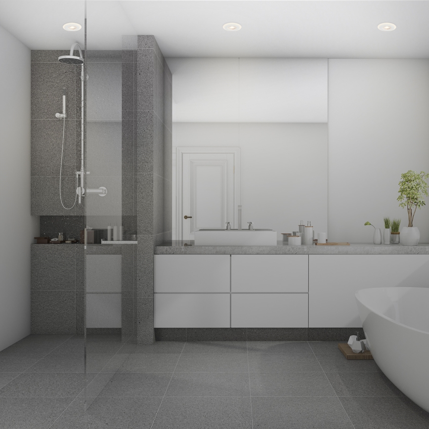 Briloner 7039036 - Conjunto 3x candeeiros de encastrar para casa de banho, LED 5W, 230V, IP44, branco