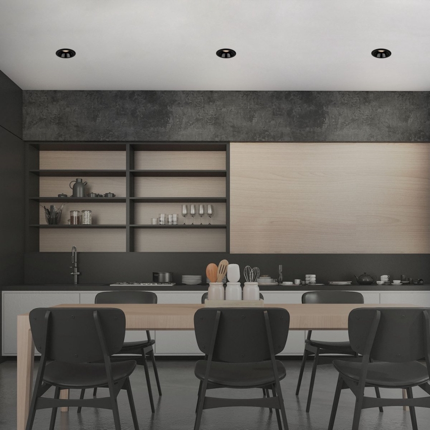 Briloner 7042-035 - CONJUNTO 3x Focos de encastrar para casa de banho 1xGU10/9W/230V IP23