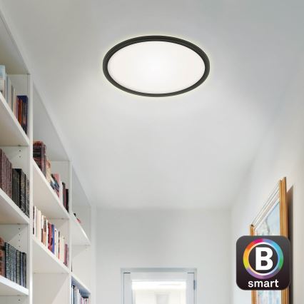 Briloner 7058-015 - Iluminação LED com regulação SLIM LED/18W/230V 2700-6500K Wi-Fi Tuya + controlo remoto