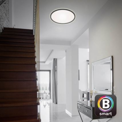 Briloner 7059-015 - Iluminação de teto LED com regulação SLIM LED/22W/230V 2700-6500K Wi-Fi Tuya + controlo remoto