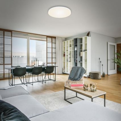 Briloner 7068-016 - Iluminação de teto LED FLAME LED/24,5W/230V 3000K diâmetro 38 cm branco