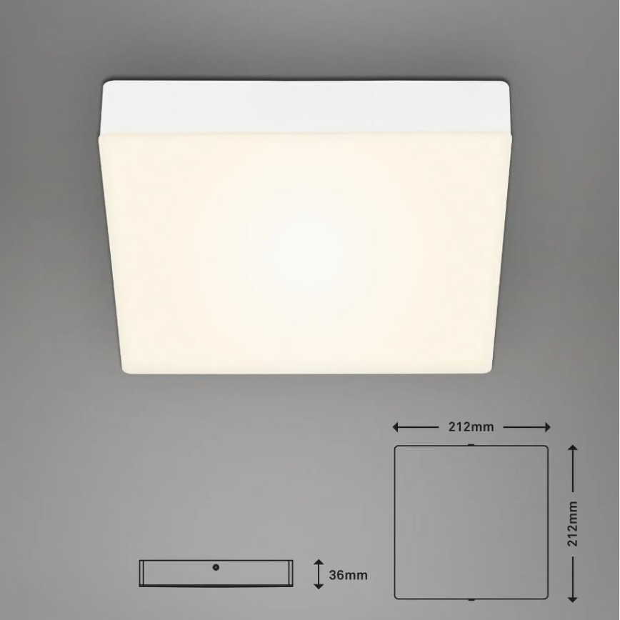 Briloner 7070-016 - Iluminação de teto LED FLAME LED/16W/230V branco