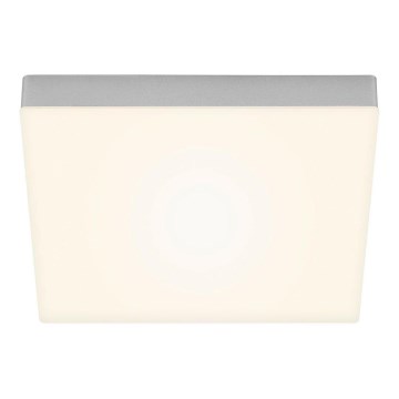 Briloner 7071-014 - Iluminação de teto LED FLAME LED/21W/230V 3000K 28,7x28,7 cm prateado