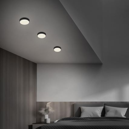 Briloner 7072-415 - Iluminação de teto LED STAR SKY LED/11W/230V 4000K diâmetro 15 cm preto