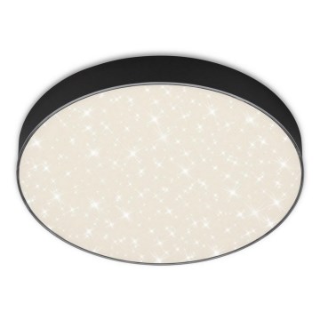 Briloner 7074-415 - Iluminação de teto LED STAR SKY LED/21W/230V 4000K diâmetro 28 cm preto