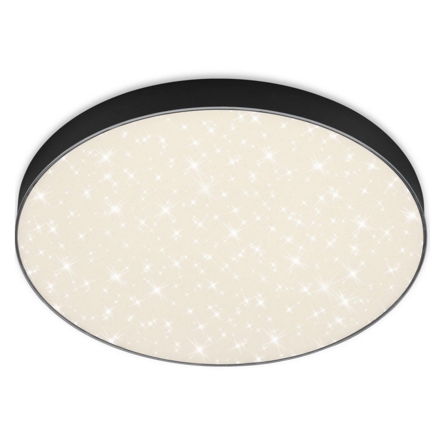 Briloner 7075-415 - Iluminação de teto LED STAR SKY LED/24,5W/230V 4000K diâmetro 38 cm preto