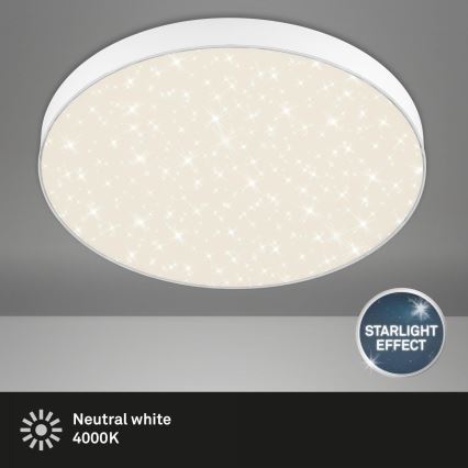 Briloner 7075-416 - Iluminação de teto LED STAR SKY LED/24,5W/230V 4000K diâmetro 38 cm branco