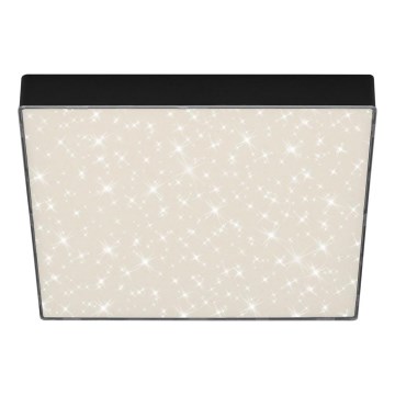 Briloner 7078-415 - Iluminação de teto LED STAR SKY LED/21W/230V 4000K 28x28 cm preto