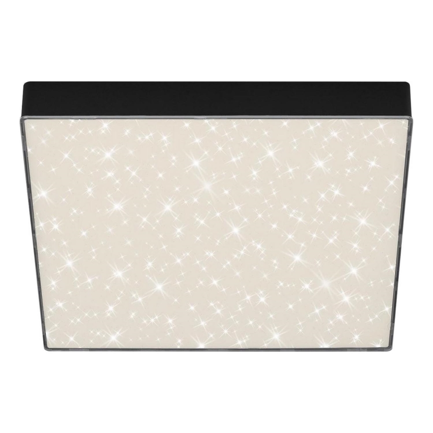 Briloner 7078-415 - Iluminação de teto LED STAR SKY LED/21W/230V 4000K 28x28 cm preto