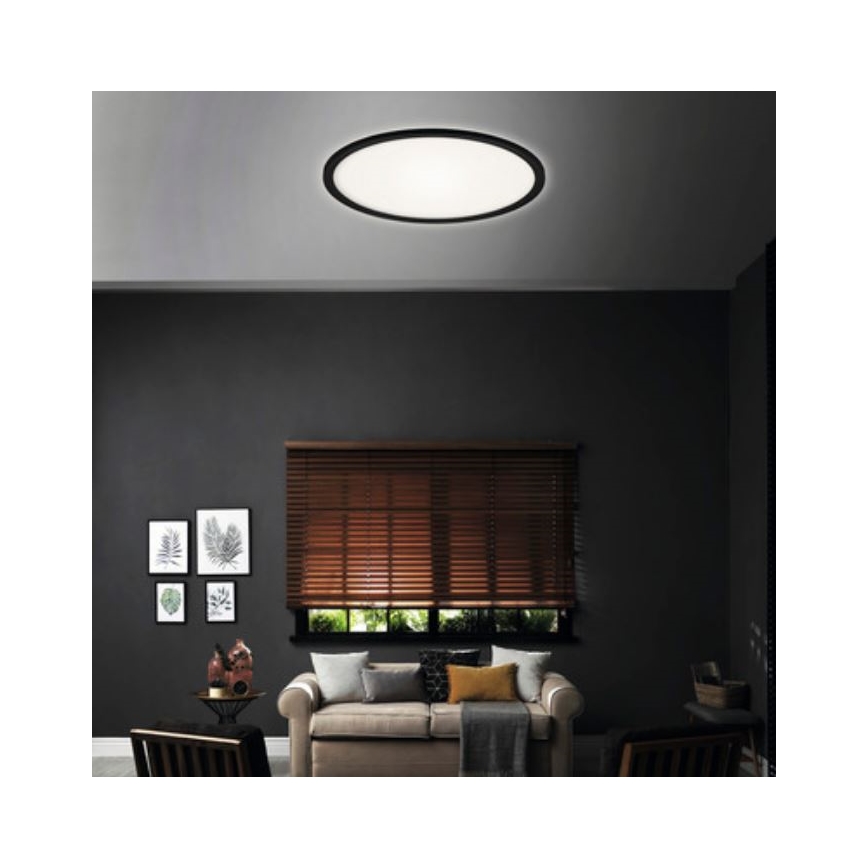 Briloner 7079-015 - Luminária de teto LED dimmerizável SLIM LED/18W/230V 2700-6500K + controlo remoto