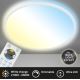 Briloner 7079-016 - Iluminação de teto LED com regulação SLIM LED/18W/230V 2700-6500K + controlo remoto