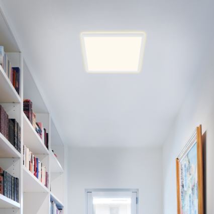 Briloner 7081-016 - Iluminação de teto LED com regulação SLIM LED/18W/230V 2700-6500K + controlo remoto
