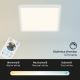 Briloner 7081-016 - Iluminação de teto LED com regulação SLIM LED/18W/230V 2700-6500K + controlo remoto