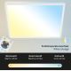 Briloner 7082-016 - Iluminação de teto LED com regulação SLIM LED/22W/230V 2700-6500K + controlo remoto