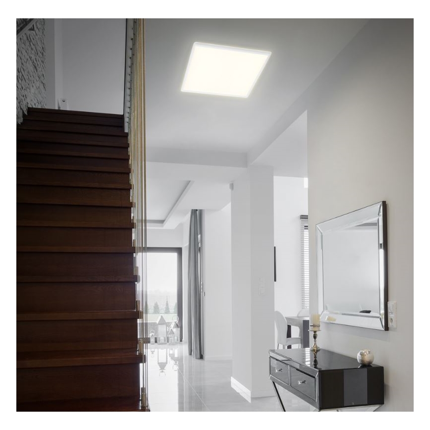 Briloner 7082-016 - Luminária de teto LED dimável SLIM LED/22W/230V 2700-6500K com controlo remoto