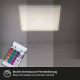 Briloner 7091-416 - Iluminação de teto LED RGBW com regulação SLIM LED/22W/230V + controlo remoto